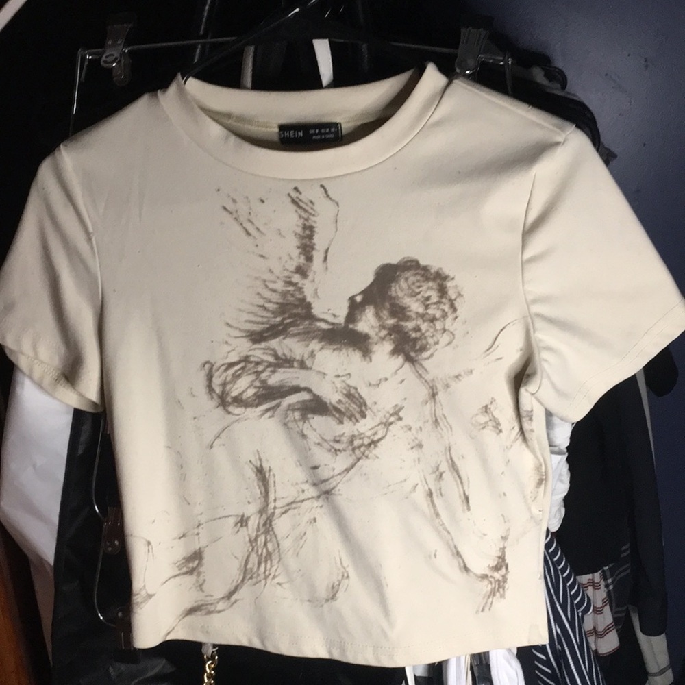 SHEIN graphic crop